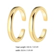thumbnail image 2 of EeaseMX 2 anillos abiertos de oro para el dedo del pie, anillos para el dedo del pie para mujer, joyería., 2 of 7