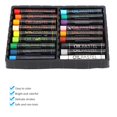 thumbnail image 1 of 18 Color Oil Pastel, Environmentally Friendly Easy To Release Oil Pastel Set  for Friends for Family, 1 of 7