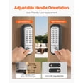 thumbnail image 4 of VEVOR Mechanical Keyless Entry Door Lock 14 Key Mechanical Door Lock for Outdoor Fence, 4 of 9