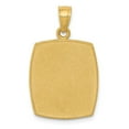 thumbnail image 4 of 14K Yellow Gold Charm Pendant Themed 26 mm 15 Satin & Polished Baptism, 4 of 4