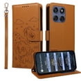 thumbnail image 1 of Funda Cartera GANGXUN con Diseño de Perrito en Relieve para Motorola Edge 60 Pro 5G , Protección 360° con Ranuras y Correa Desmontable, 1 of 6