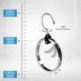 thumbnail image 4 of Organizador Multiusos Para Perchas De Armario Rolly Hanger Gran Ahorro De Espacio Corta El Desorden En El Armario Organizador Ideal Para Cinturones Gorras De Béisbol Corbatas Bufandas Monederos Y Much, 4 of 5