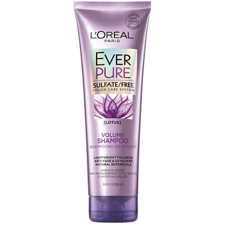 L'Oréal Paris EverPure Sulfate Free Volume Shampoo, 8.5 fl. (The Best Shampoo For Color Treated Hair)