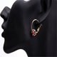 thumbnail image 2 of Aretes De Aro Con Adornos De Abalorios, Accesorios De Joyería, Adornos Sunnimix Pendientes de aro de moda, 2 of 8