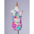 thumbnail image 7 of iiniim Kids Girls Printed Sleeveless Ballet Dance Costume Gymnastics Leotard Athletic Activewear 4-16 Colorful Tie Dye 14, 7 of 7