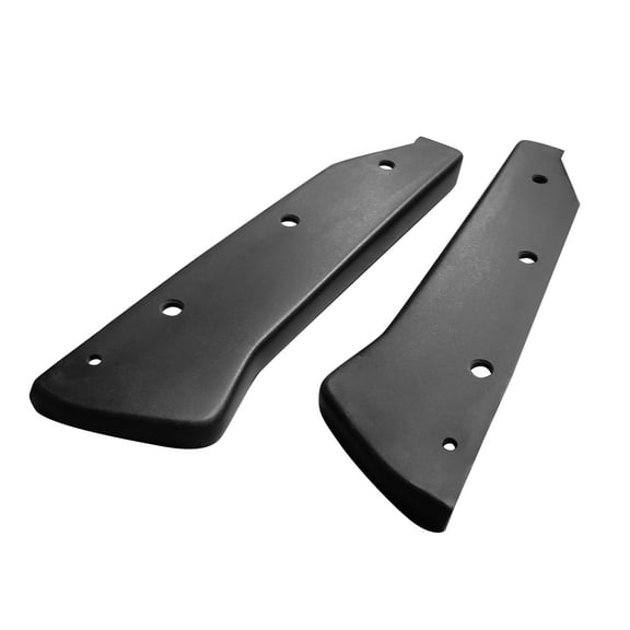 Ikon Motorsports Rear Aprons Compatible with 2000-2003 Honda S2000 CS Style Unpainted Black PU Polyurethane Rear Bumper Lip Lower Side Spat Valance Winglet Canard Protector 2PCS