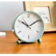 thumbnail image 1 of Reloj despertador analógico, reloj pequeño súper silencioso sin tictac de 4 pulgadas con luz nocturna, funciona con pilas, diseño simple, para dormitorio, mesita de noche, escritorio, ShuxiuWang 1327537050339, 1 of 3