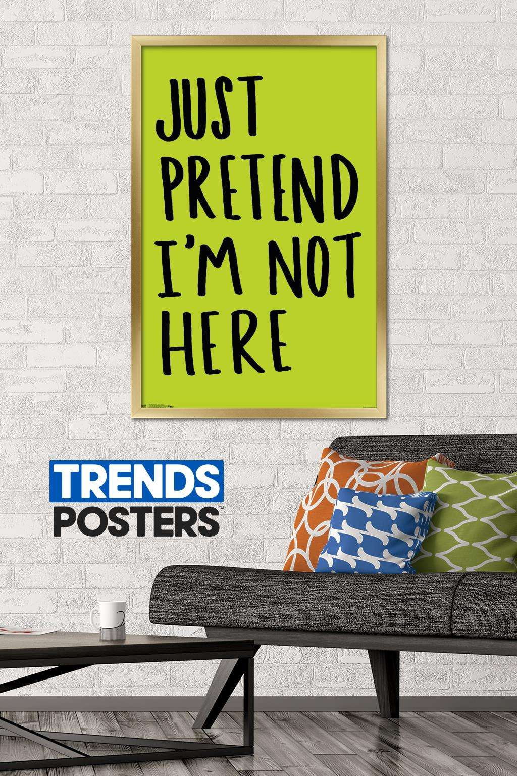 Leah Flores - Just Pretend Wall Poster, 22.375" x 34", Framed