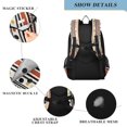 thumbnail image 4 of FORMRS Unisex School Backpack 17" Student Travel Bag with Laptop Compartment, Brown Abstract Dots, 4 of 7