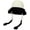 White, variant on Women Winter Color Clashing Knit Handmade Crochet Bucket Hat Foldable Floppy Beanie Cap with Long Braid Tassel