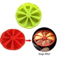 thumbnail image 3 of Molde de silicona para pasteles de 8 cavidades, antiadherente, para hacer waffles, pan, pizzas, brownies y panqueques. Bandejas resistentes al calor y sin BPA., 3 of 7