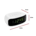 thumbnail image 2 of Magnasonic Digital AM/FM Clock Radio with Battery Backup, Dual Alarm, Sleep & Snooze Functions, Display Dimming Option (EAAC201), 2 of 9