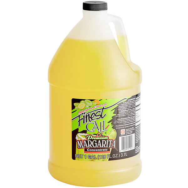 Finest Call 1 Gallon Margarita Mix Concentrate Tangy Lime Flavor