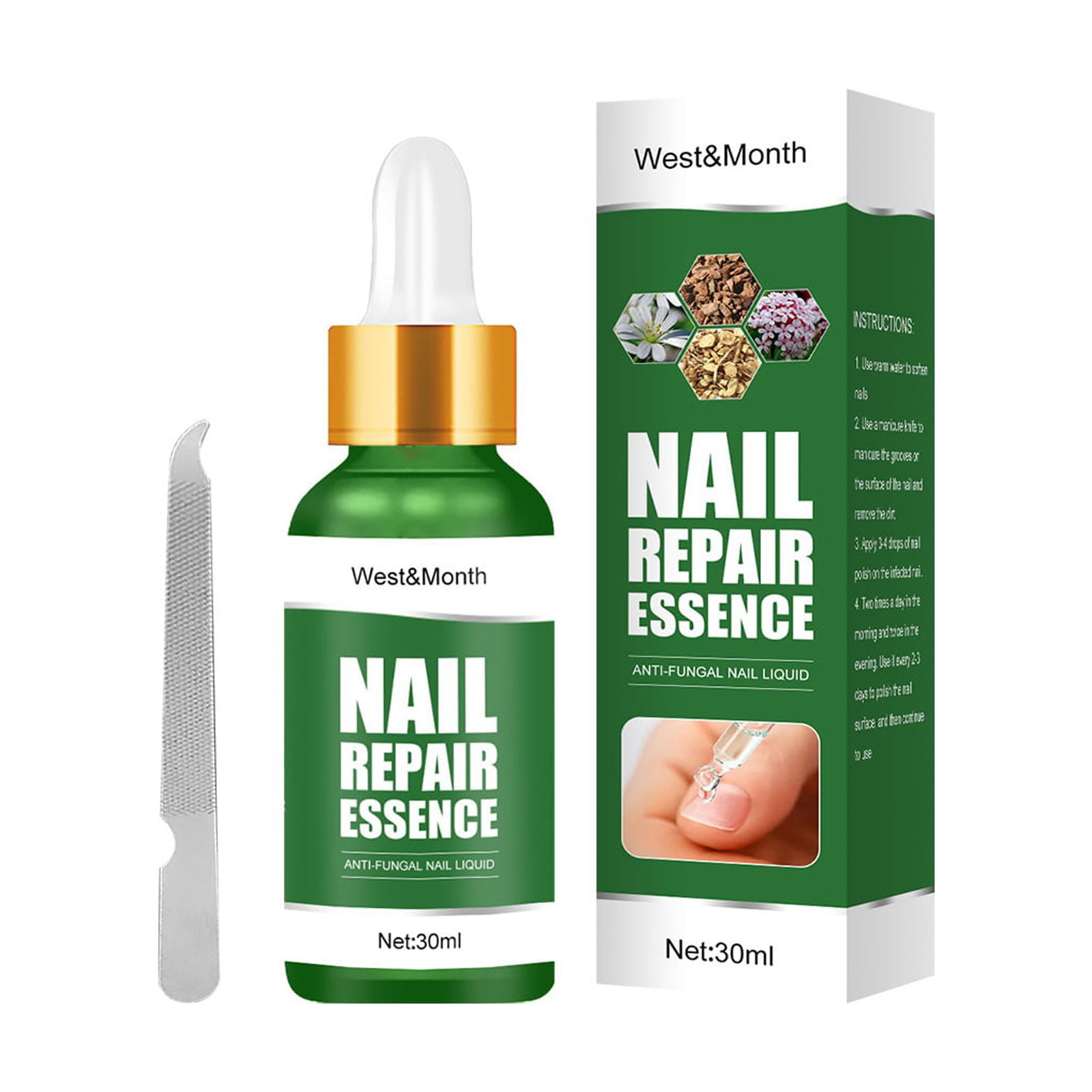 Foot Cure Extra Strong Nail & Toe Fungus Treatment ,Nail Repair Set