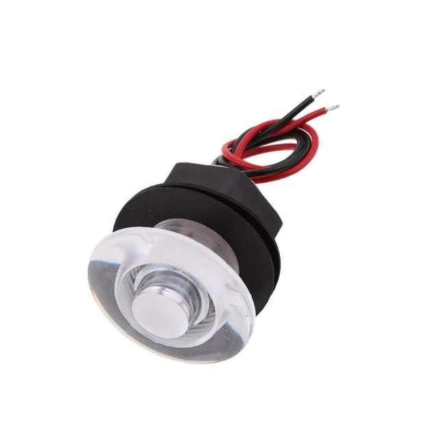 facefd Boat LED Livewell Courtesy Stair LED Light Lamp Waterproof White