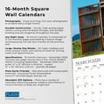 thumbnail image 6 of Outhouses | 2026 12x24" (Hanging) Monthly Square Wall Calendar | Plato, 6 of 9