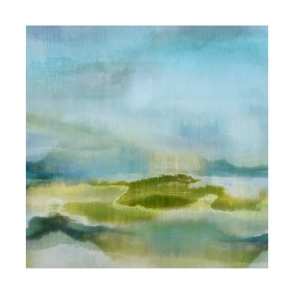 Canvas Wall Art - Cora Niele 'Wetlands IV' Wall Art for Living Room, Bedroom, or Office Décor by Trademark Fine Art - 14 x 14 Inches