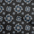 thumbnail image 1 of oneOone Polyester Lycra Black Fabric Florals Craft Projects Decor Fabric Printed By The Yard 56 Inch Wide, 1 of 4