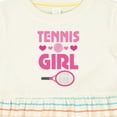thumbnail image 4 of Inktastic Tennis Girl Cute Racket and Ball Girls Baby Dress, 4 of 5
