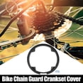 thumbnail image 2 of 48 Teeth 12cm 0.63"x8.35" Bicycle Bike Crankset Chain Wheel Cover Protector Black, 2 of 8