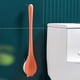thumbnail image 2 of Cepillo de cabeza plana de silicona Cepillo suave flexible Dispositivo de limpieza de inodoro de estilo moderno JShteea El nuevo, 2 of 6