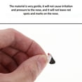 thumbnail image 5 of Worgeous 10 Pairs Silicone Black Crescent Nose Pads for Eyeglasses Anti Skid Comfortable Fit, 5 of 6
