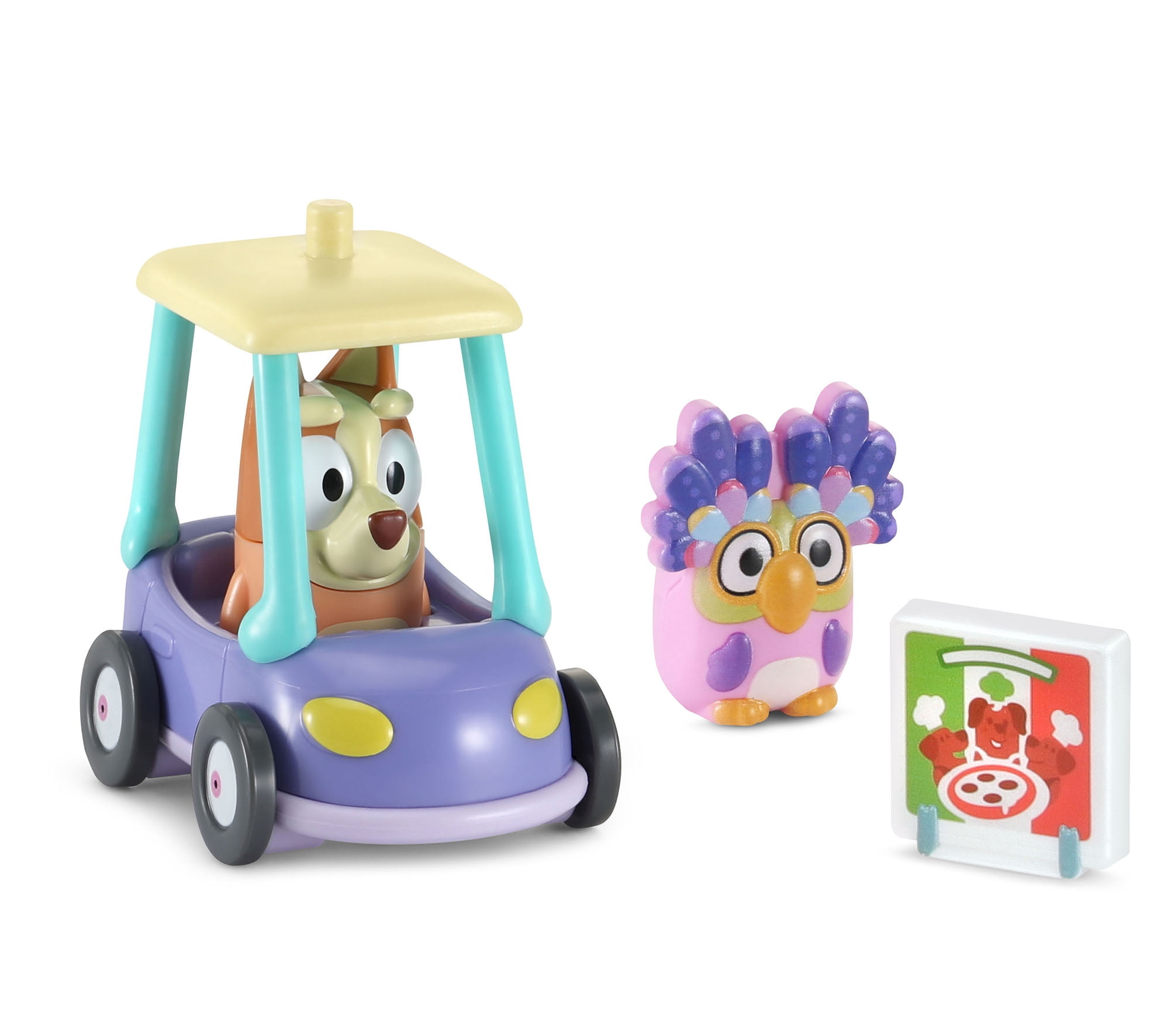 VTech, Bluey Road Trip Electronic Playset, Includes Heeler 4WD Car and a Bonus Bingo Car, Toys for Kids 3-6 Years