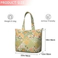 thumbnail image 4 of Pioneer Flower Floral Print Pattern Travel Tote Bags for Women Carry On,Large Weekender Bags for Women Travel,Multi Functional Duffle Bag for Work,Shopping,Sports, 4 of 5