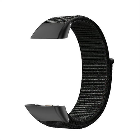 Nylon Strap For Huawei Band 6/6 Pro Huawei Band 6 Smartwatch Replacement Belt correa Breathable Sport bracelet for Huawei Honor Band 6 Strap - Black