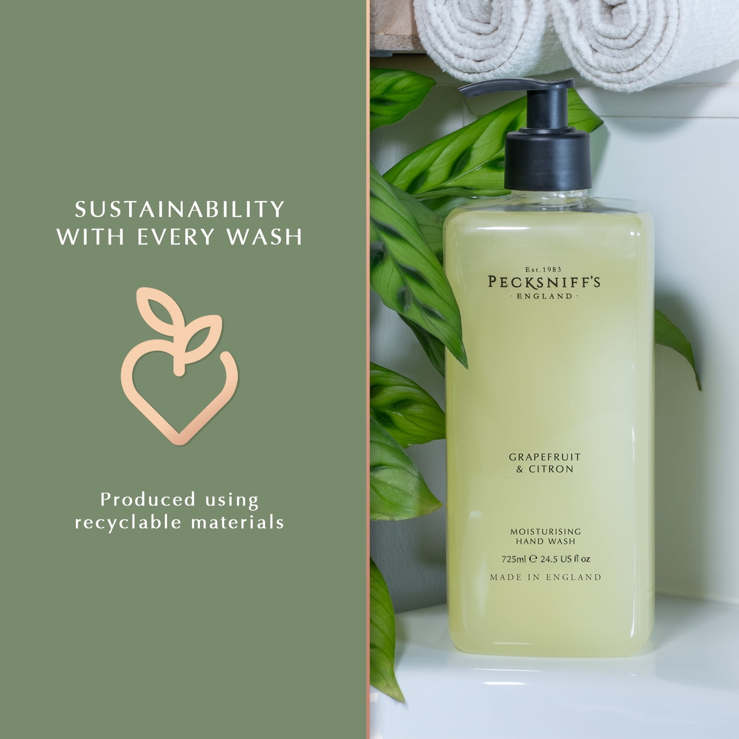Pecksniff's Grapefruit & Citron Hand Wash – 725 ml/25.36 Fl Oz