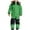 Green, variant on Girls Boys' 1-Piece Heavyweight Snowmobile Winter Snowsuit with Removable Hood Windproof Jumpsuit Mud Suit