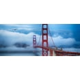 thumbnail image 2 of Crane, Rita 18x10 Gold Ornate Wood Framed with Double Matting Museum Art Print Titled - Golden Gate Bridge II, 2 of 4
