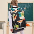 thumbnail image 7 of FORMRS Unisex School Backpack 17" Student Travel Bag with Laptop Compartment, Art Cocktails, 7 of 7