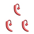 thumbnail image 4 of Injueey Auricular compatible con Bluetooth Fitness Jogging Auricular Control de volumen Manos libres Audio Bajo Auricular inalámbrico Rojo Type1 NO1, 4 of 6