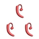 thumbnail image 4 of Injueey Auricular compatible con Bluetooth Fitness Jogging Auricular Control de volumen Manos libres Audio Bajo Auricular inalámbrico Rojo Type1 NO1, 4 of 6