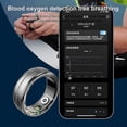 thumbnail image 4 of Smart Rings R06 Men Women Blood Oxygen Heart Rate Multipe Sport Mode Sleep Monitoring IP68 Waterproof Titanium Steel Finger Ring, 4 of 5