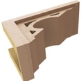 thumbnail image 6 of 7"W x 14"D x 7"H Wide Sheridan Rough Cedar Woodgrain TimberThane Corbel, Primed Tan, 6 of 6