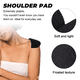 thumbnail image 3 of Diseño de arco circular, hombreras integradas para esponja transpirable, hombreras reutilizables para trajes de mujer, blazer de punto, realzador de hombros adhesivo para accesorios de costura de, 3 of 7