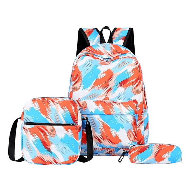 Mochila Nailon Color Degradado Versátil Informal Estuche para Lápices Hombro Mochila para Traje Tres Piezas 2316 (estilo 2) Otoño TXW # 921753.02