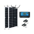 thumbnail image 3 of Kit de panel solar portátil de 600 W, resistente al agua y al polvo, de 18 V y de bajo consumo, construcción robusta para baterías de automóviles, vehículos recreativos, barcos, aeronaves, satélites,, 3 of 5