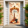 thumbnail image 3 of Decorative Religious Banner Autumn Theme Sunflower Design for Church Event Indoor Decoration Christian Gathering Harvest Festival, 3 of 9