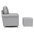 thumbnail image 7 of DaVinci Maya Swivel Glider Rocking Chair with Ottoman, Misty Grey, 7 of 7