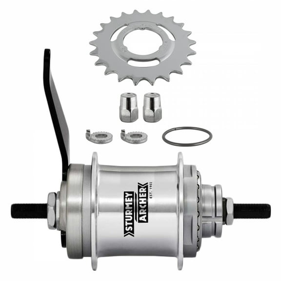 Sturmey Archer 2sp Kick Shift Hub Kit RR 32H Sil 2s