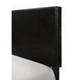 thumbnail image 6 of Crown Mark Erin Faux Leather Bed, Black, King, 6 of 6