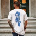 thumbnail image 4 of The Odyssey Graphic T-Shirt, Agamemnon Helmet Logo Tee, Front and Back Print Greek Mythology Shirt, Epic Movie Fan Gift, 4 of 9