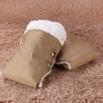 thumbnail image 3 of Guantes de invierno para cochecito, impermeables, de forro polar, para manos, accesorios para cochecito (camello) Ehuebsd sin BPA, 3 of 6