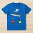 thumbnail image 2 of Fih Calling Remind Me Message Decline Accept Phone Call Fish T-Shirt – Retro Humor Theme – Novelty Gift, 2 of 6