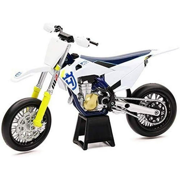 2019 Husqvarna FS450 Dirt Bike, White - New Ray 58163 - 1/12 scale Diecast Dirt Bike