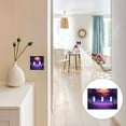thumbnail image 7 of Yayeee Toggle Light Switch Wall Plate 3-Gang 6.37"x4.48" Decorative Outlet Cover, Pink Digital Art, 7 of 7