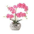 thumbnail image 1 of Guardoinrt Realistic Artificial White Orchid Plant In Pot - Low Maintenance Wide Application Realistic pink, 1 of 6